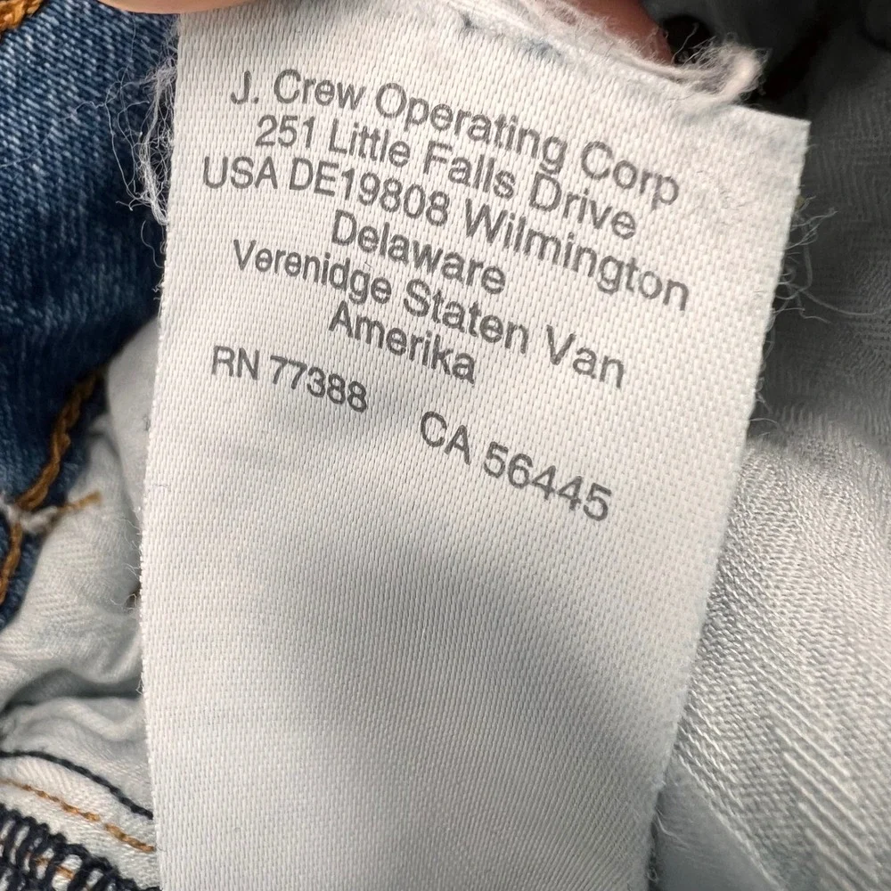 Crewcuts Kids Skinny Jeans Light Wash Blue Stretch Denim Size 10